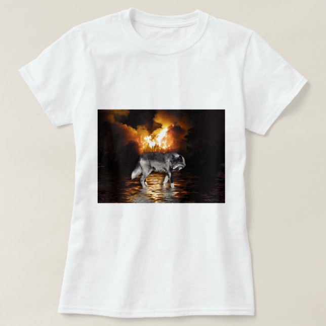 Camiseta Regalos "Survivor" de Gray Wolf (Diseño del anverso)