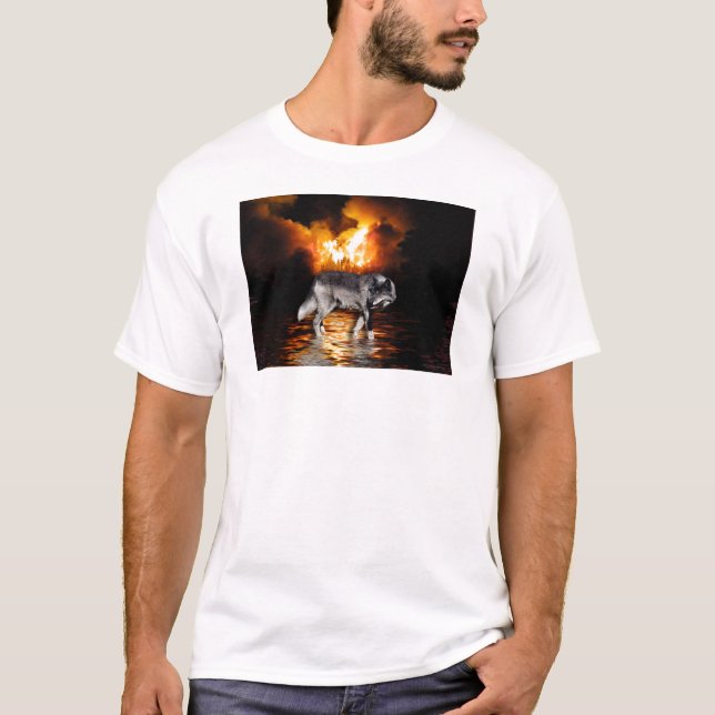Camiseta Regalos "Survivor" de Gray Wolf (Anverso)