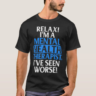 Camiseta Regalos Terapia De Salud Mental Para Hombres Mujer