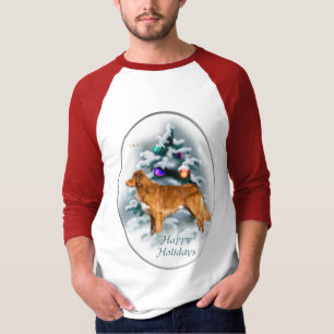 Camiseta Regalos tocantes del navidad del perro perdiguero
