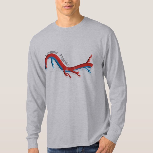 Camiseta Regalos únicos de médicos vasculares (Anverso)