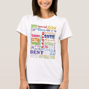 Camiseta Regalos Únicos Y Especiales De Fiesta De 50 Años