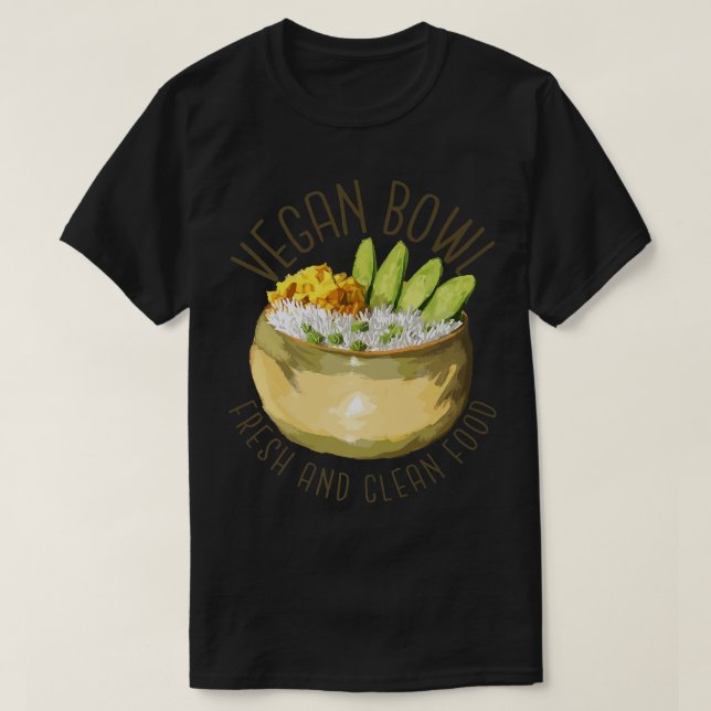 Camiseta Regalos veganos de comida fresca (Diseño del anverso)
