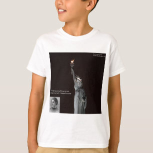 Camiseta Regalos y Tarjetas de Emma Lazarus y la Estatua de