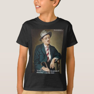 Camiseta Regalos y Tarjetas de la Cita de James Joyce "Erro