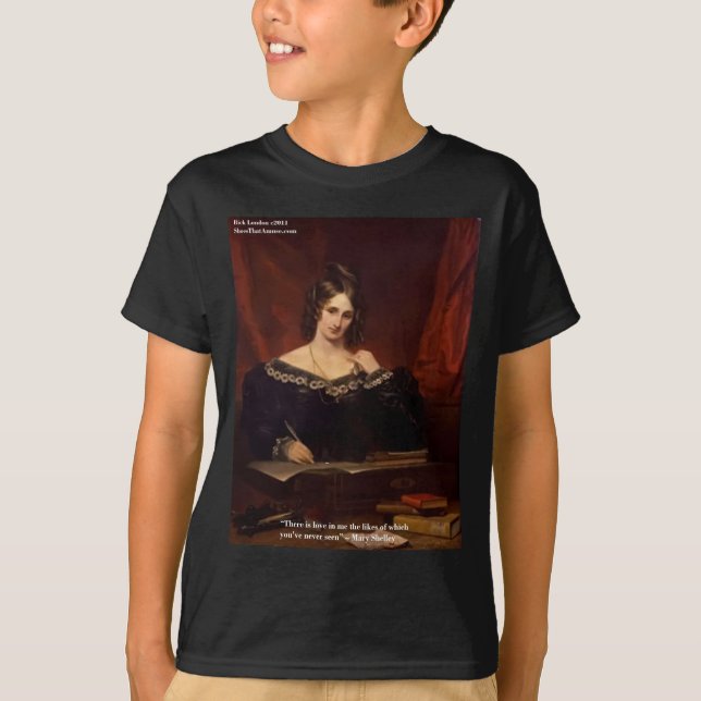 Camiseta Regalos y Tarjetas "Love Never Seen" de Mary Shell (Anverso)