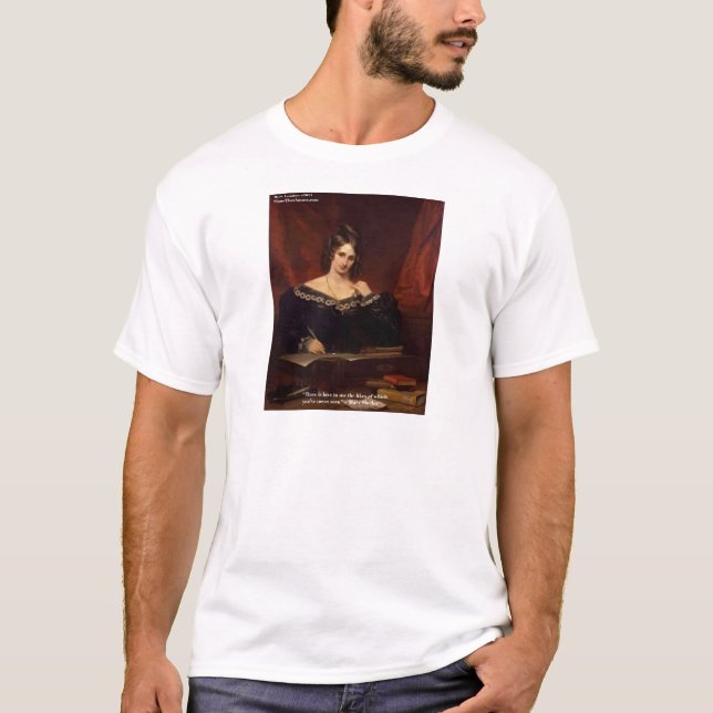 Camiseta Regalos y Tarjetas "Love Never Seen" de Mary Shell (Anverso)