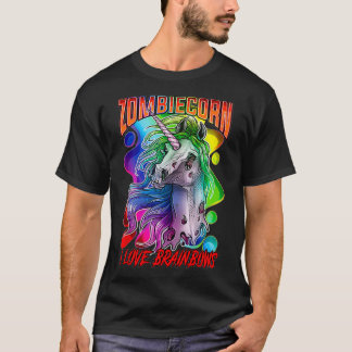 Camiseta Regalos Zombiecorn Zombiecorn De Gótico Para Adole