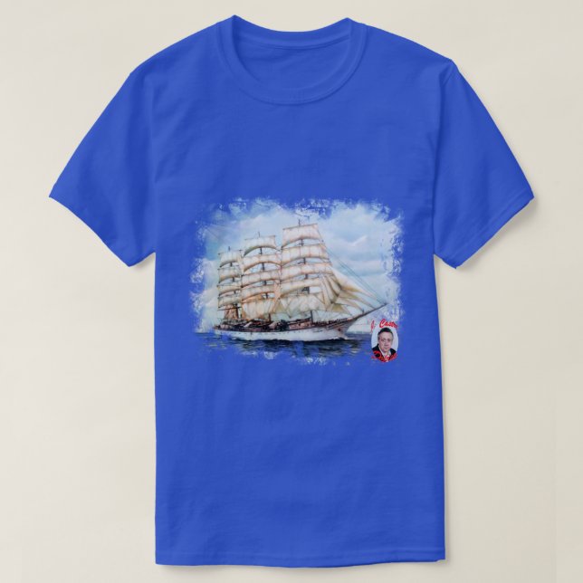 Camiseta Regata Cutty Sark (Diseño del anverso)