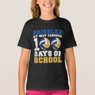 Camiseta Regateé mi camino a través de 100 días de voleibol