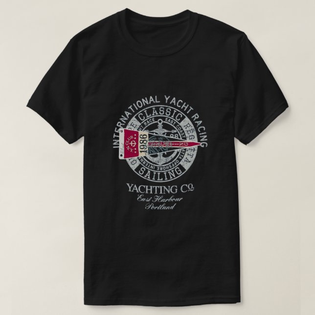 Camiseta regatta de vela (Diseño del anverso)