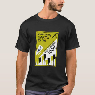 Camiseta Regatta del río Támesis - Remo estilo retro vintag