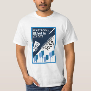 Camiseta Regatta del río Támesis - Remo estilo retro vintag