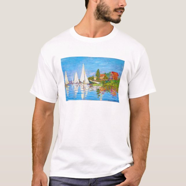 Camiseta Regatta en Argenteuil Claude Monet (Anverso)