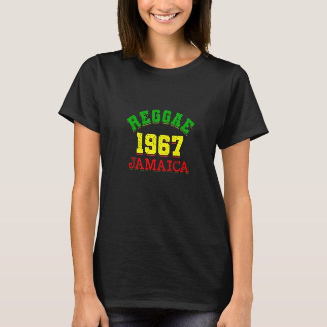 Camiseta Reggae 1967 Jamaica Culture Tradition Reggae (Anverso)