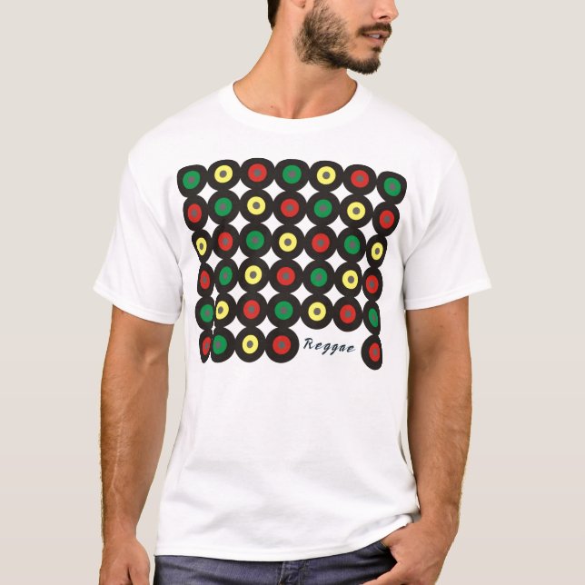 Camiseta Reggae 45s (Anverso)