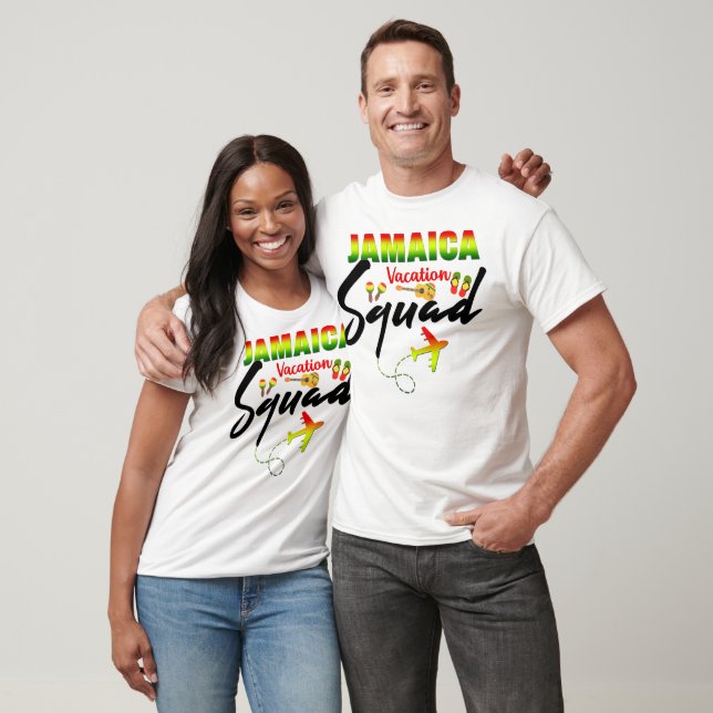 Camiseta Reggae coincidente de grupos de vacaciones de Jama (Unisexo)
