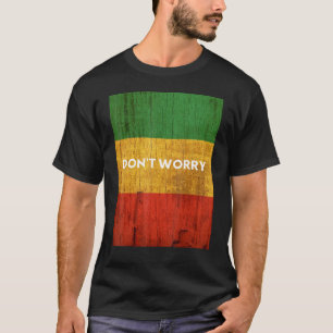 Camiseta Reggae de colores rastafari no preocupa a las isla