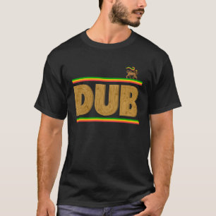 Camiseta Reggae de dub de madera para niños y adultos