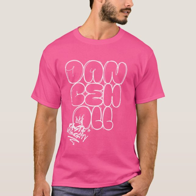 Camiseta Reggae de estilo de graffiti de dancehall de la Un (Anverso)