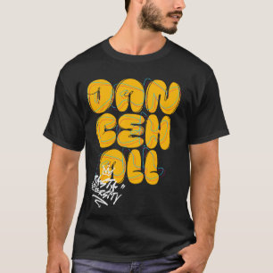 Camiseta Reggae de estilo de graffiti de dancehall de la Un