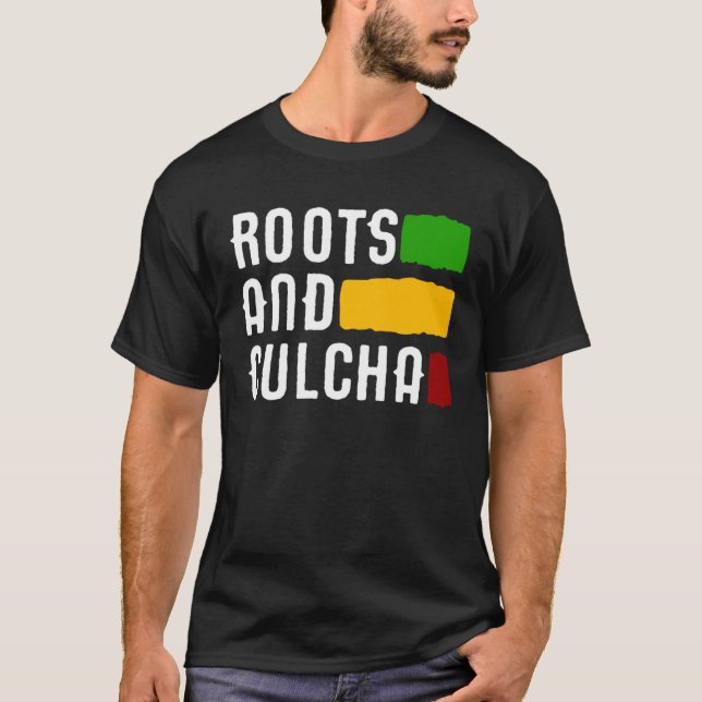 Camiseta Reggae De Rasta De Rasta Y Culcha (Anverso)