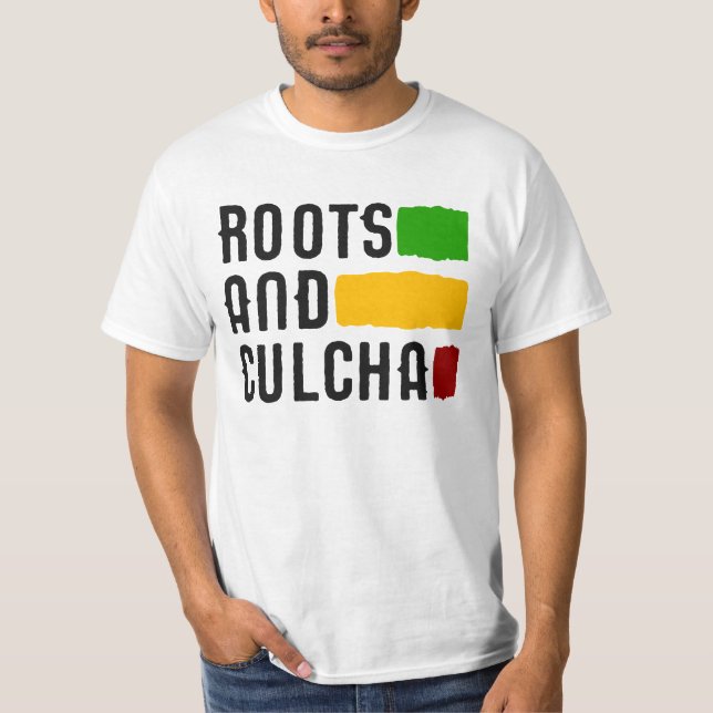 Camiseta Reggae De Rasta De Rasta Y Culcha (Anverso)