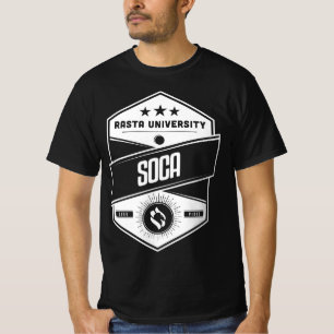 Camiseta Reggae de soca buena vibración de la Universidad R