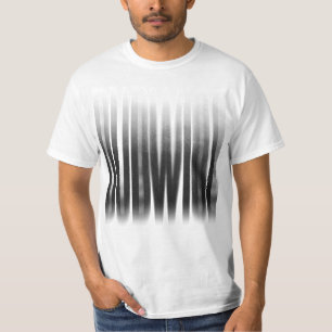 Camiseta Reggae de tipografía de efecto borroso de Dubwise