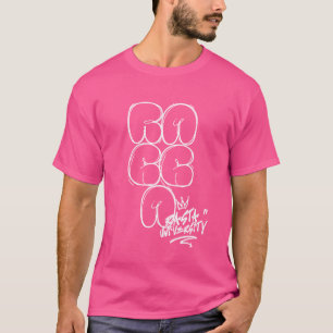 Camiseta Reggae estilo graffiti ragga de la Universidad Ras