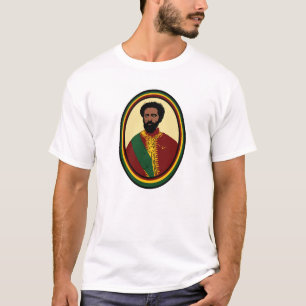 Camiseta Reggae Etiopía Jamaica de Haile Selassie Rasta