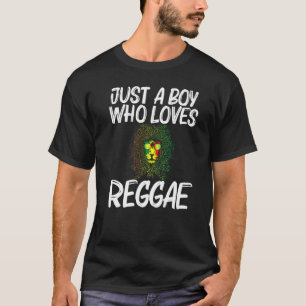 Camiseta Reggae Guay Para Niños Género De Música Jamaiquina