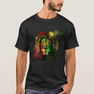 Camiseta Reggae Leon Rastafari Música Libertad Sion Jamaica