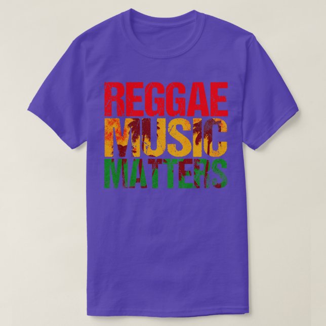 Camiseta Reggae Music Matters (Diseño del anverso)
