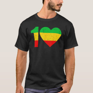Camiseta Reggae Music Rasta 1 Love Jamaica Reggae