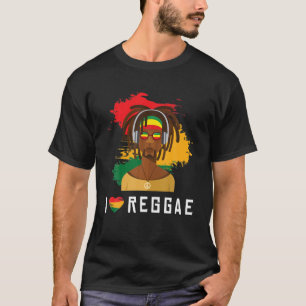 Camiseta Reggae Music Rastafari bloquea reggaeton Jamaic