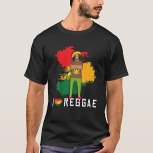 Camiseta Reggae Music Rastafari bloquea reggaeton Jamaic