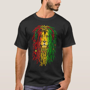 Camiseta Reggae rasta León Rastafarian Leon Reggae Music