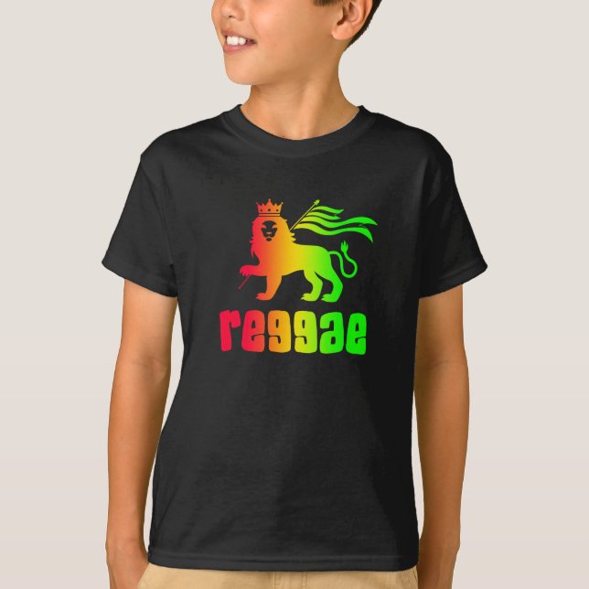 Camiseta Reggae Rasta Lion T-Shirt (Anverso)