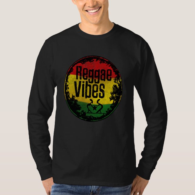 Camiseta reggae roots rastafari irie rasta irie jah (Anverso)