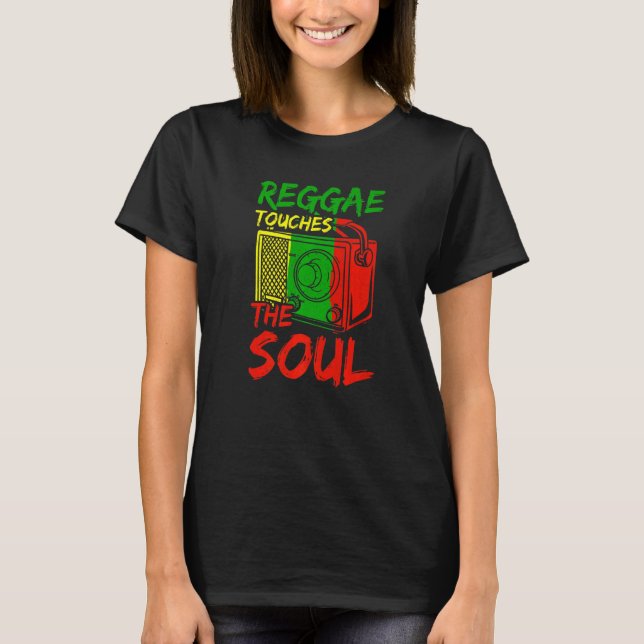 Camiseta Reggae toca el Soul Reggae y la música rasta (Anverso)