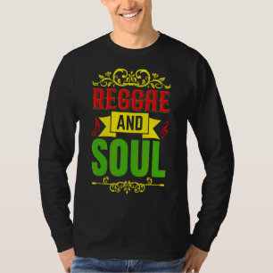 Camiseta Reggae Y Soul Reggae Style Para La Música De Regga