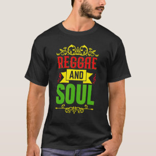 Camiseta Reggae Y Soul Reggae Style Para La Música De Regga