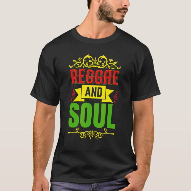 Camiseta Reggae Y Soul Reggae Style Para La Música De Regga (Anverso)