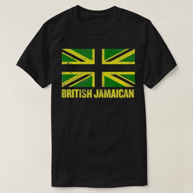 Camiseta Reggae Yardie Clothing British Jamaican Union Jack (Diseño del anverso)