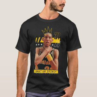 Camiseta Reggie Miller Choke Basketball T-Shirt Classic T-S