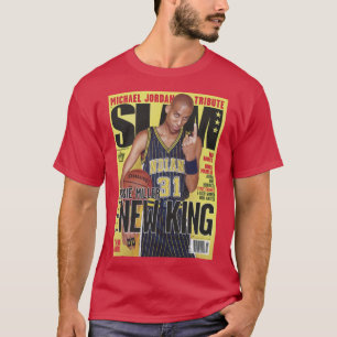 Camiseta Reggie Miller Nuevo Rey Pacers Slam Cover