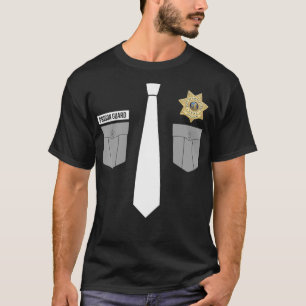 Camiseta Régimen de Halloween uniforme de oficial correcci