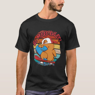 Camiseta Régimen vintage de patinaje sobre el platypus para