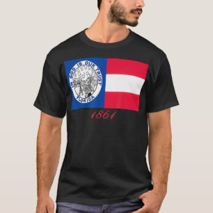CAMISETA REGÍMENES DE LA GUERRA CIVIL DE FLORIDA EN 1861 E